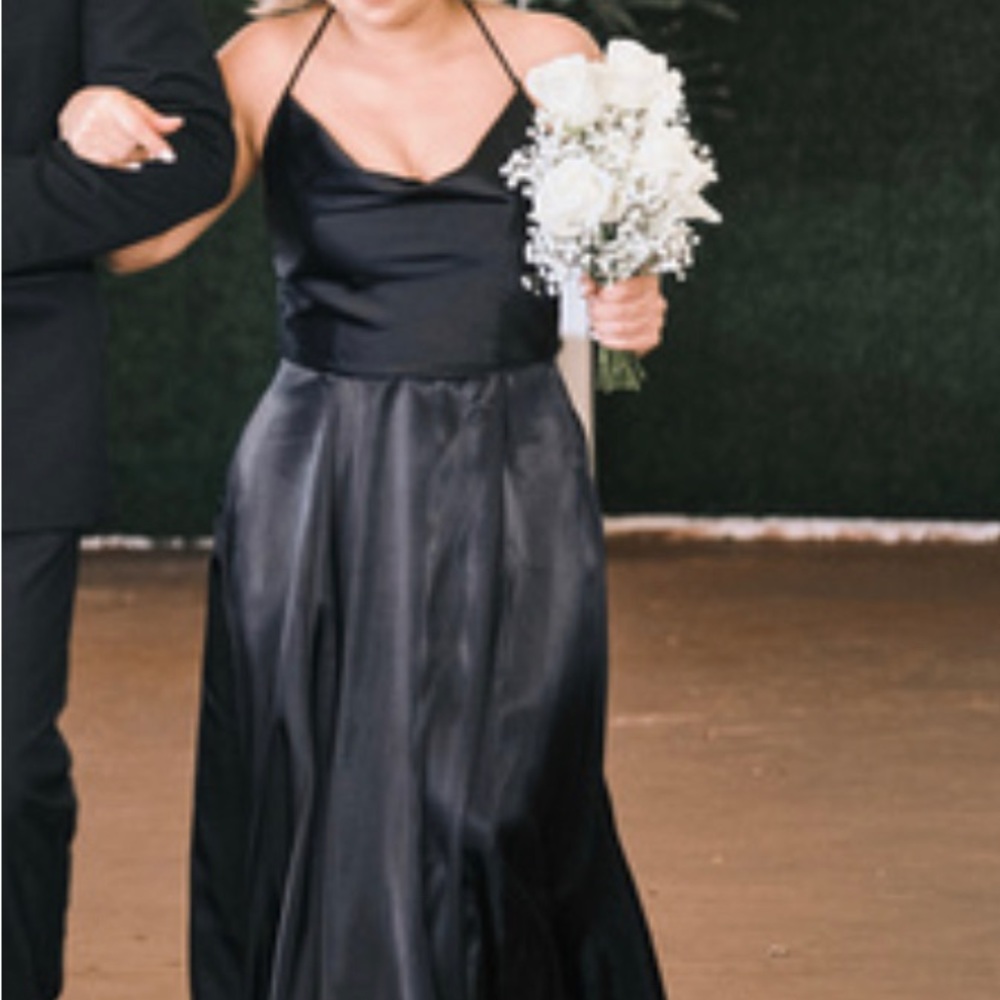 Black bridesmaid & formal dress